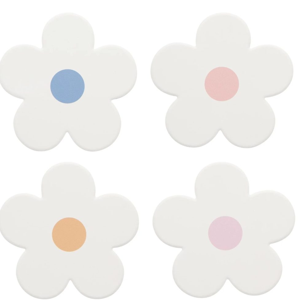 Coaster - Soak Up, Daisy, Set of 4