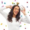 Stemless Wine Glass with Glitter Crown Headband - Birthday - Image 4