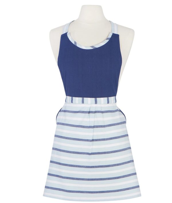 Apron - Petite, Seaside Stripe