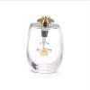 Stemless Wine Glass with Wine Stopper - Bee - Image 2