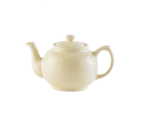 Teapot - Matte Cream, 2 cup, 15 oz