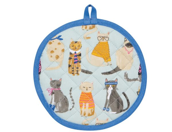 Potholder - Shaped, Feline Fine