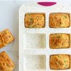 6 Count Mini Loaf Pan - Silicone, Confetti - Image 2