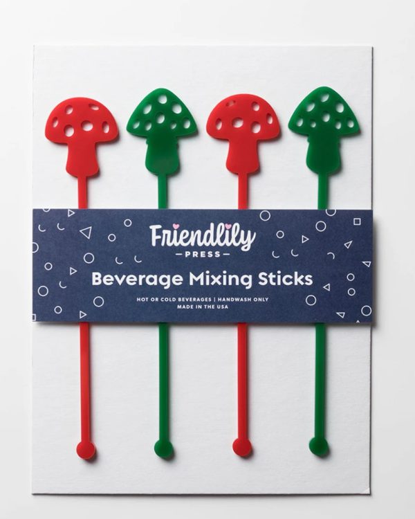 Charcuterie/Cupcake Picks - Mushrooms, Set of 12