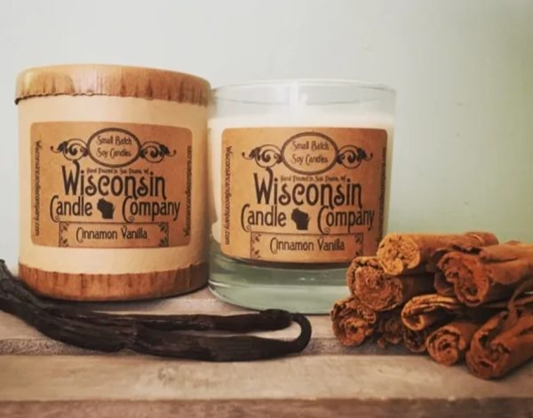 Candle - 10 oz. Glass Tumbler, Cinnamon Vanilla