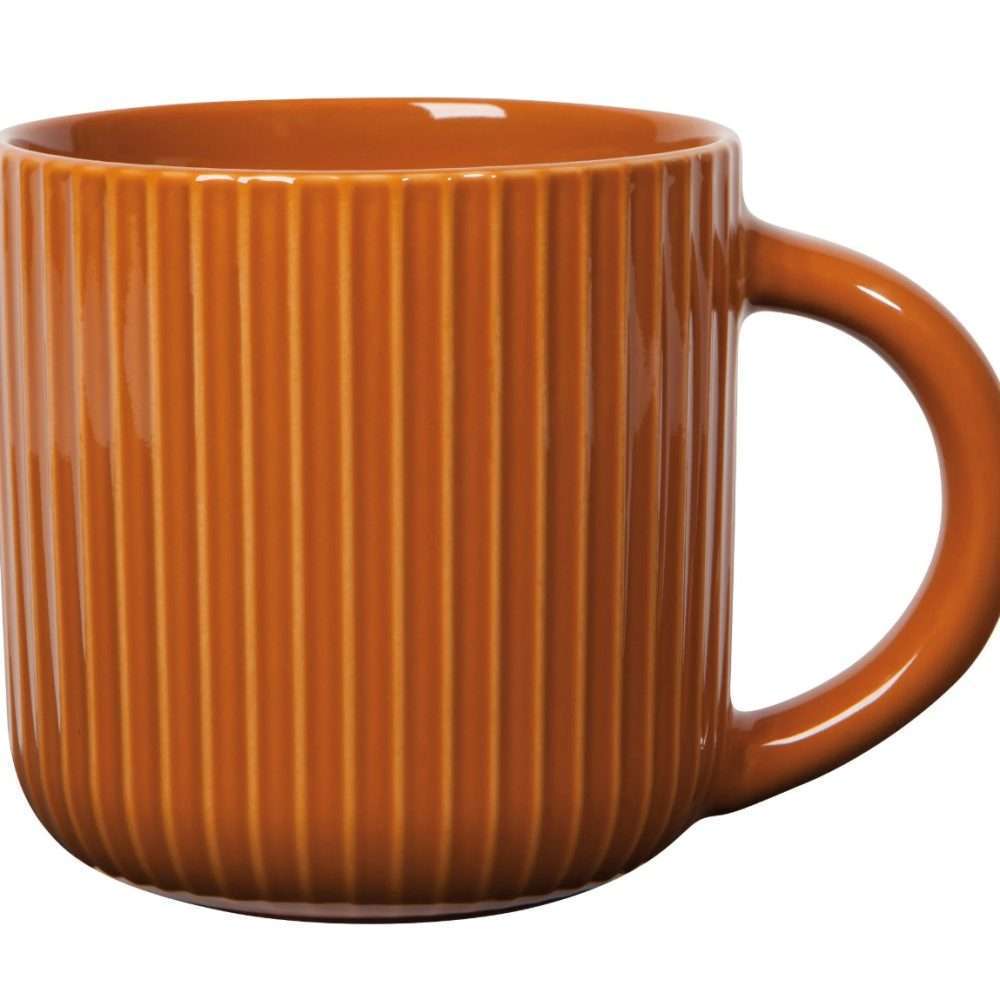 Mug - Fluted, Cognac