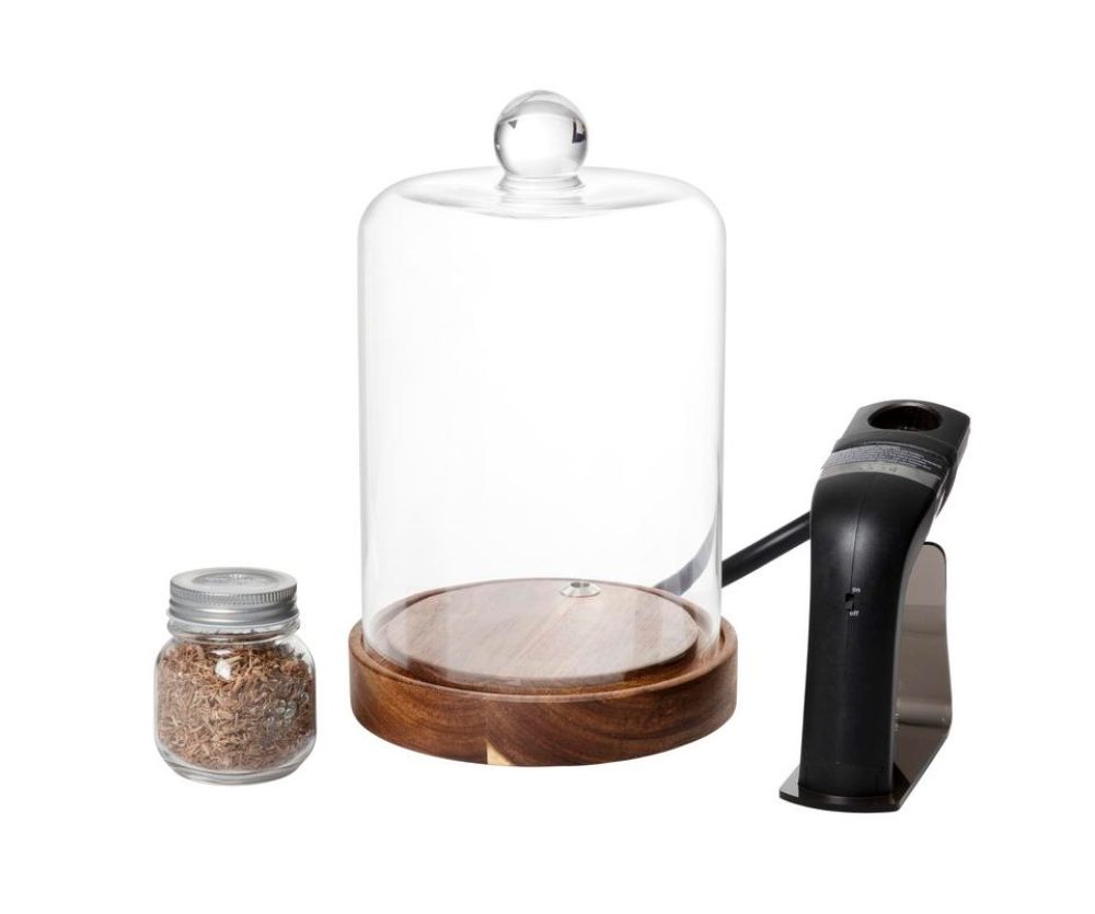 Individual Smoking Cloche w/Smoker & Chips