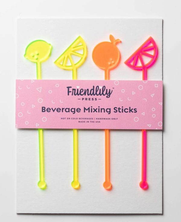 Charcuterie/Cupcake Picks - Citrus, Set of 12