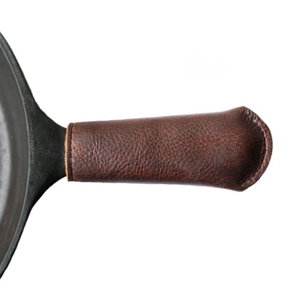 Cast Iron Pan Handle Cover - Leather, 4.5"