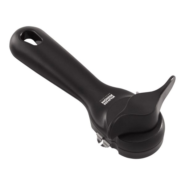 Can Opener - Auto Safety Lid Lifter, Black, 7.25"