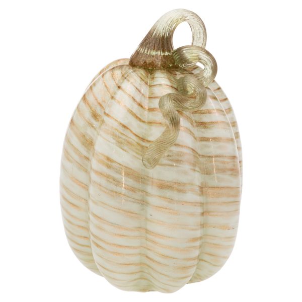 Pumpkin - Glass, Large, Laurel & Copper