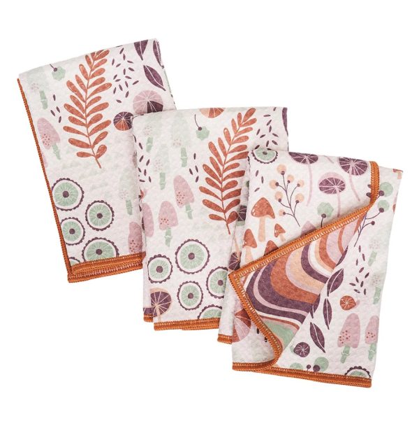 mighty mini - Fall Funghi, HJ, Multicolor, Reversible, Set of 3