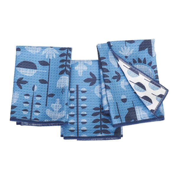 mighty mini - Mod Sunflower, Ombre Blue, HJ, Reversible, Set of 3