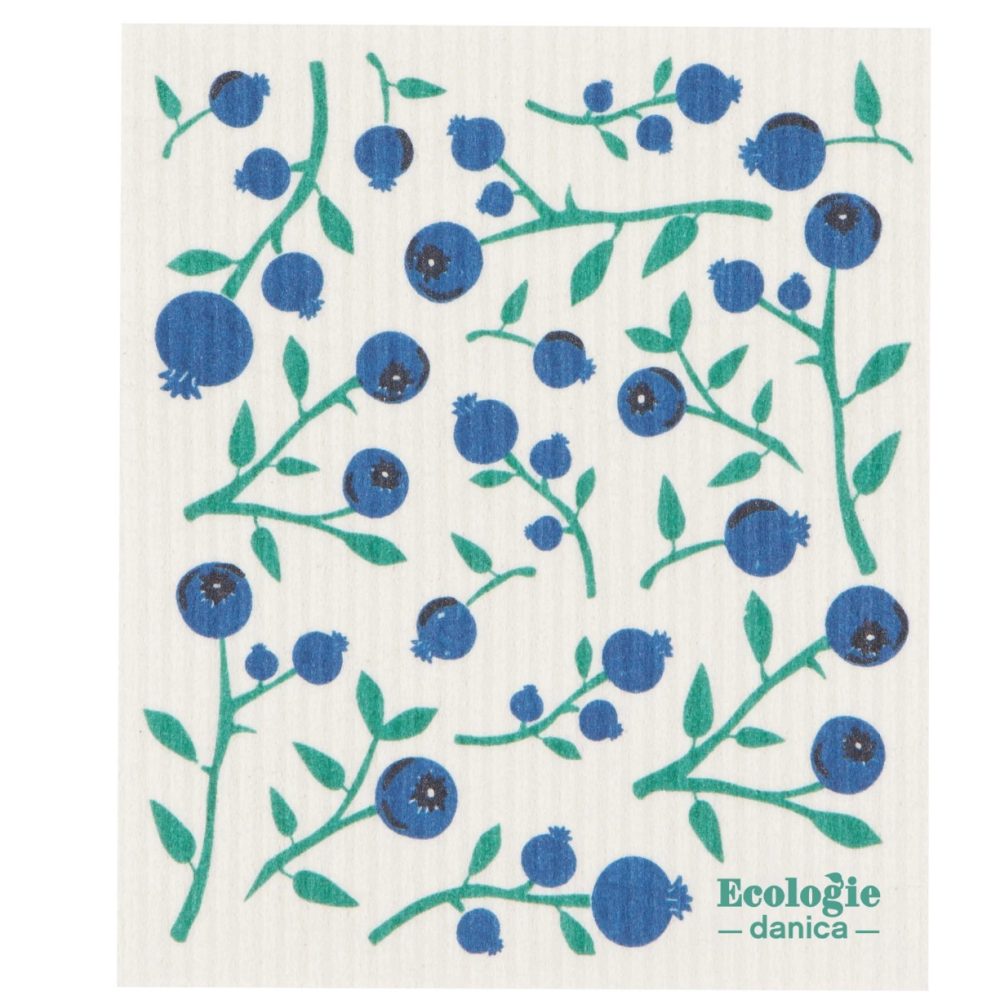 Swedish Dishcloth - Blueberries