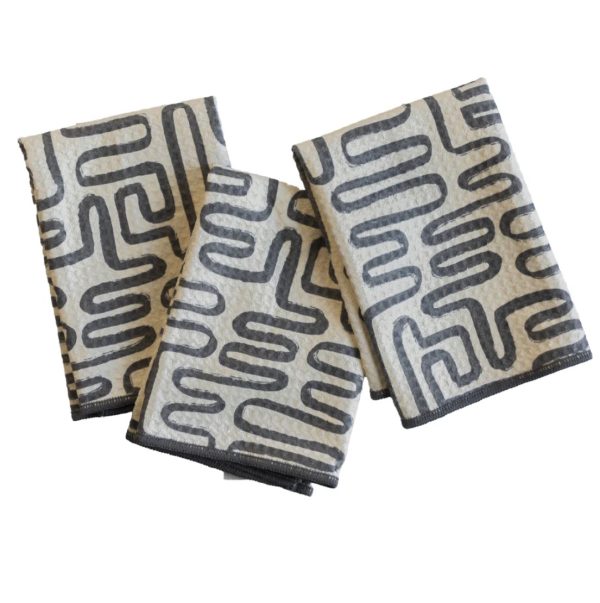 mighty mini - Nuthatch, Dog Park, Teal, Reversible, Set of 3