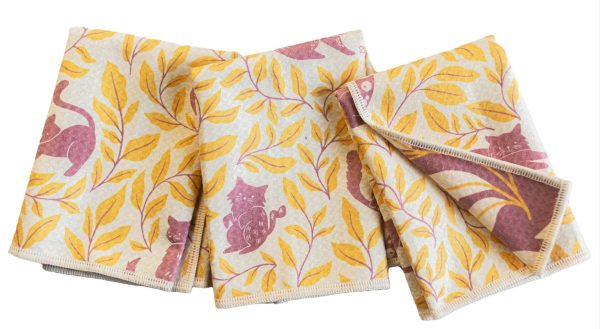 mighty mini - Nuthatch Cat Club, Reversible, Set of 3
