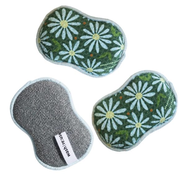 re:usable Sponges - RJW First Light, Eden Green