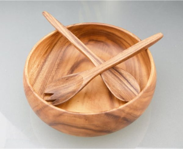 Bowl - 12" x 4", Acaia Round, Calabash