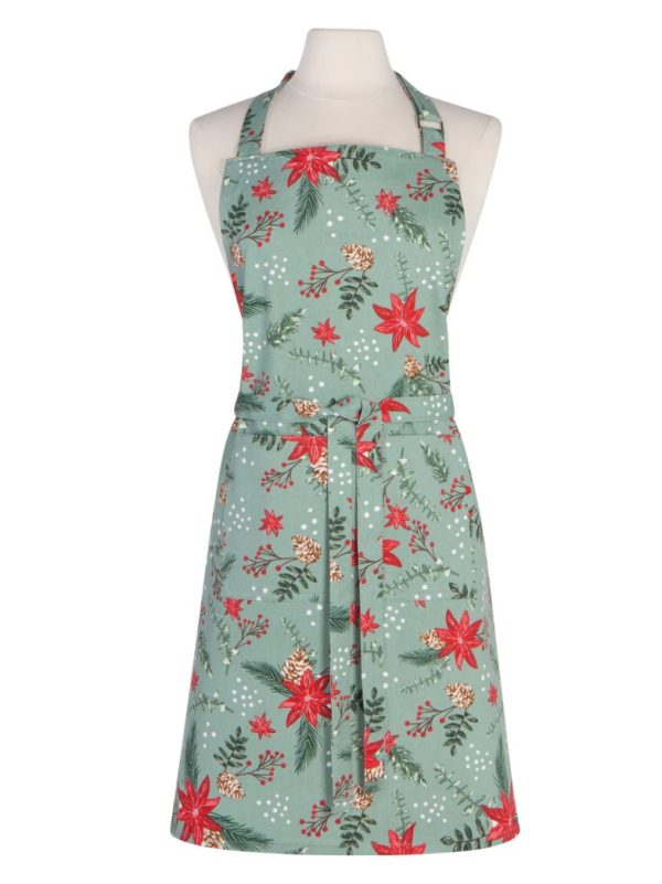Apron - Chef, Poinsettia
