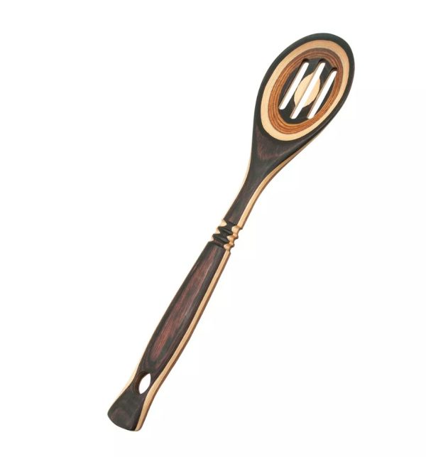 Natural Pakka Slotted Spoon