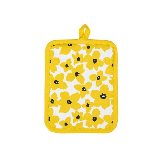 Potholder - Designer, Buttercup Floral