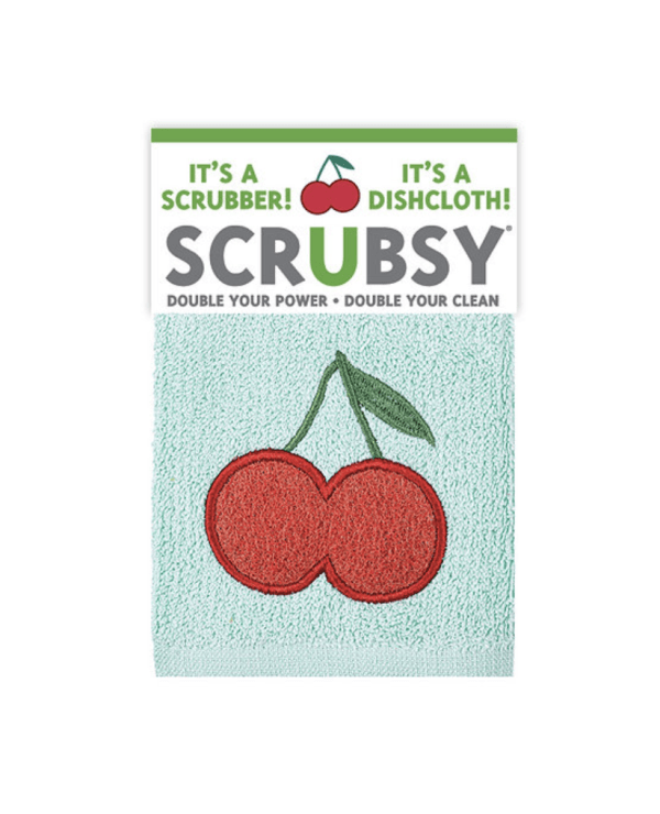 Scrubsy Cloth - Cherries