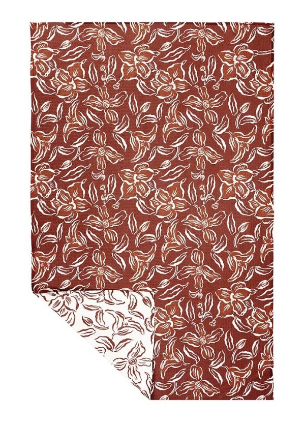 Towel - Vibe, Recycled, Water Lily Red