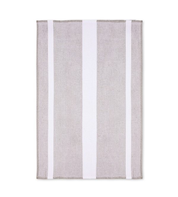 Terry Towel - Modern Stripe, Khaki