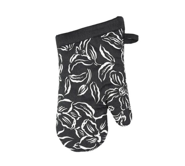 Mitt - Designer, Water Lily Black
