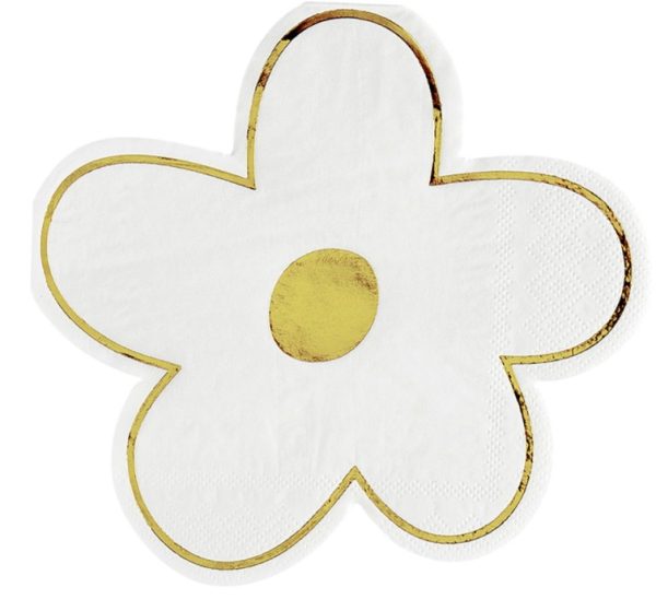 Napkin - Die Cut, Flowers