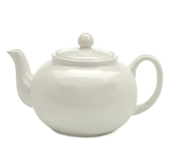 Teapot - Stoneware, White