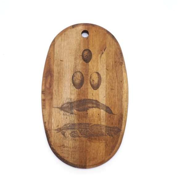 Artisan Board - Oval, Maple, 14-1/2"x8-1/2"x5/8"
