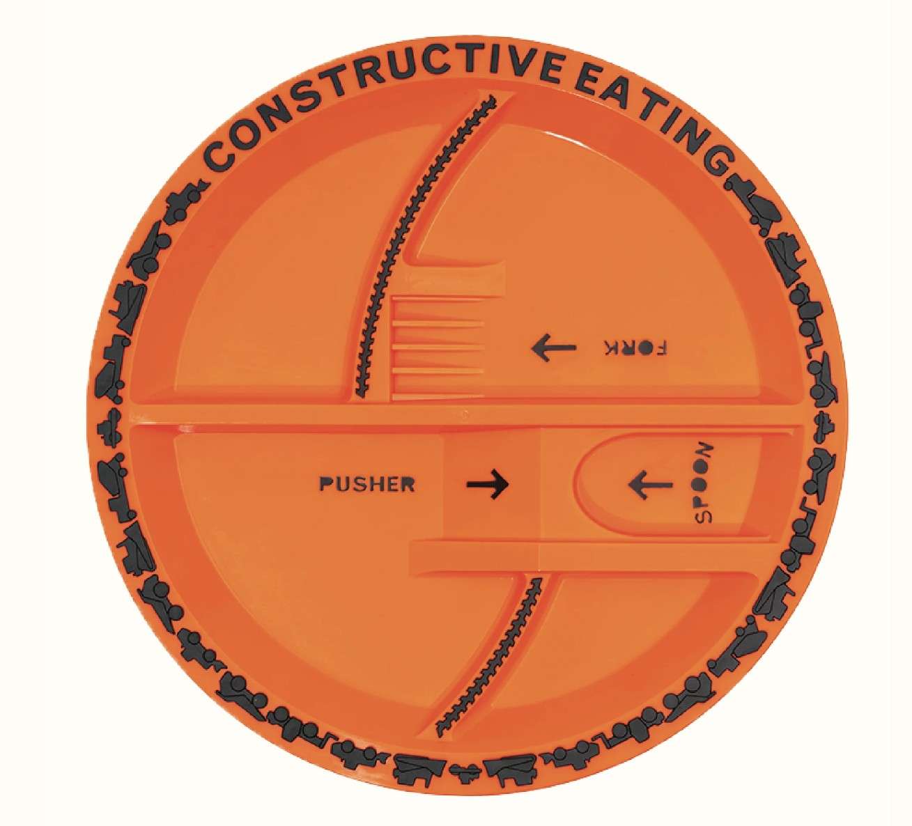 Plate - Construction, Yellow
