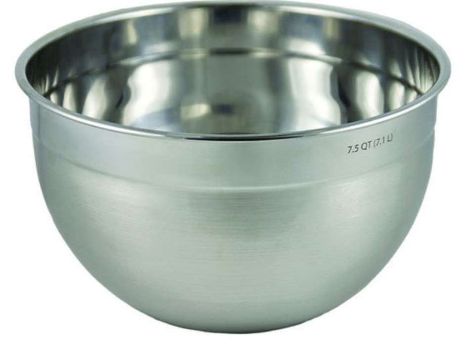 Bowl - Mixing, Stainless Steel, 7.5 QT