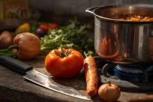 knife skill with soup