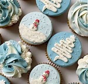 1.18 cupcake blue winter