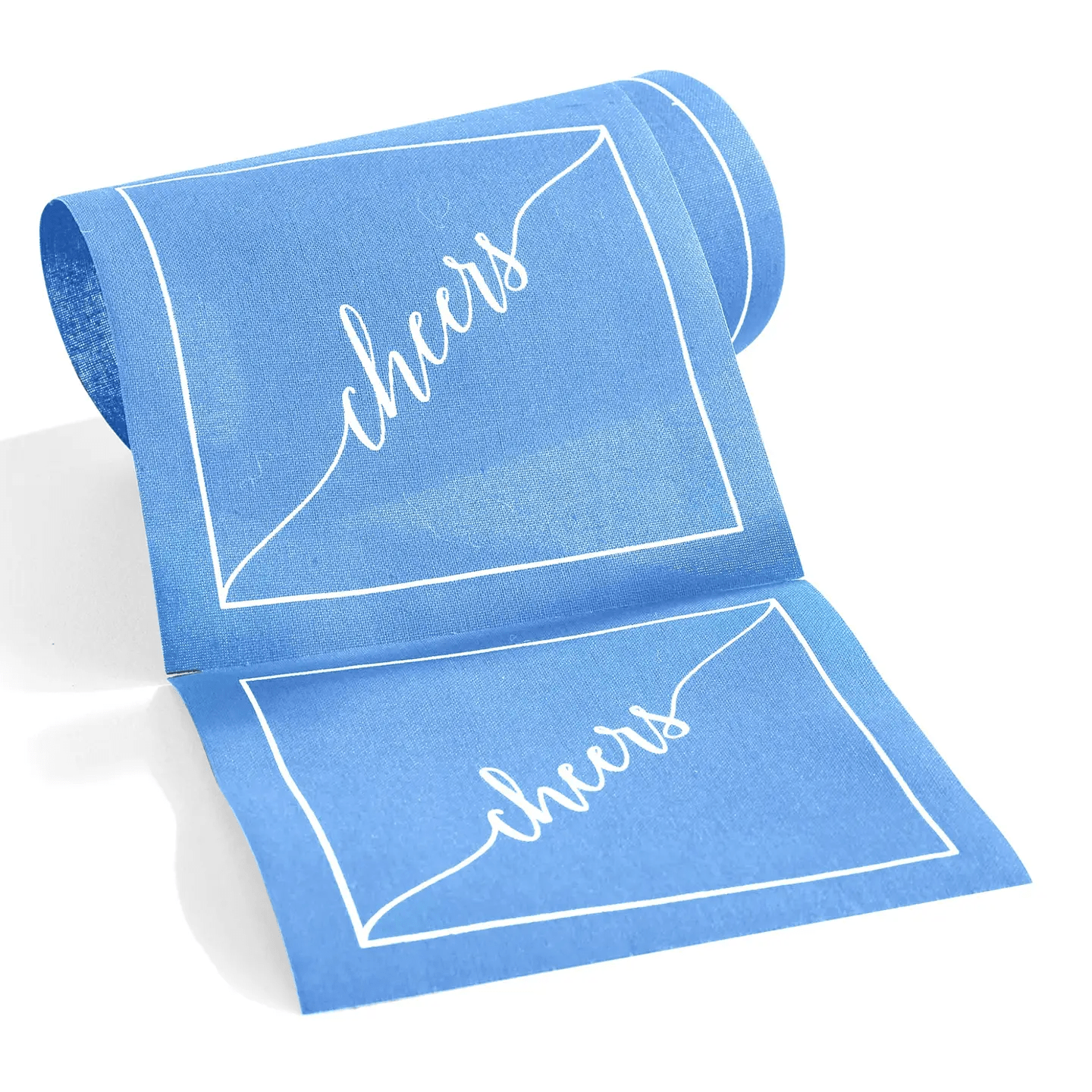 Napkins - Cocktail, Cheers, Periwinkle Blue