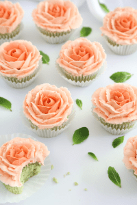 rose cupcakes