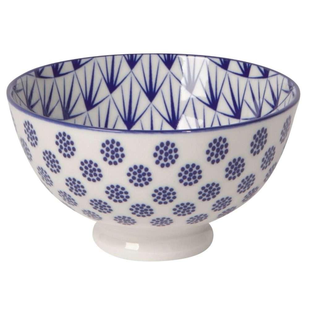 Bowl - Blue Dots, 4"