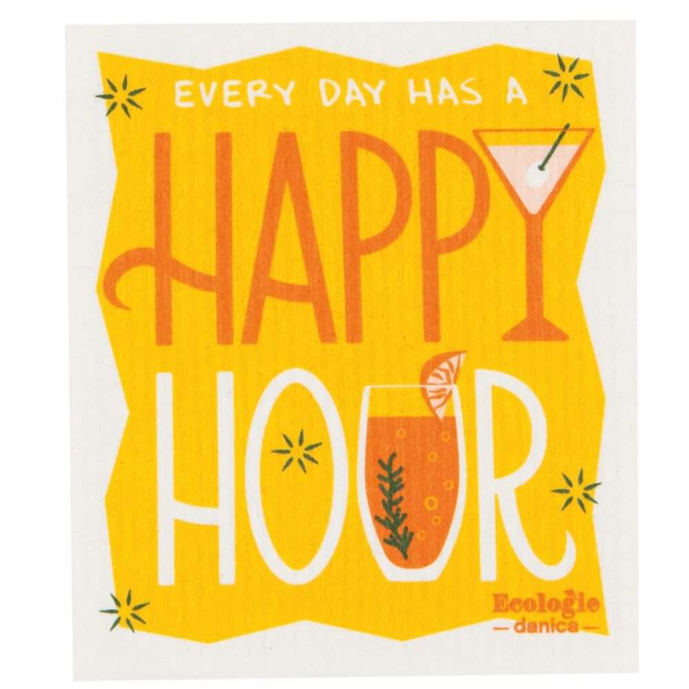 Swedish Dishcloth - Happy Hour
