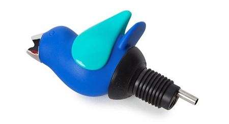 Wine Pourer - Cobalt/Aqua