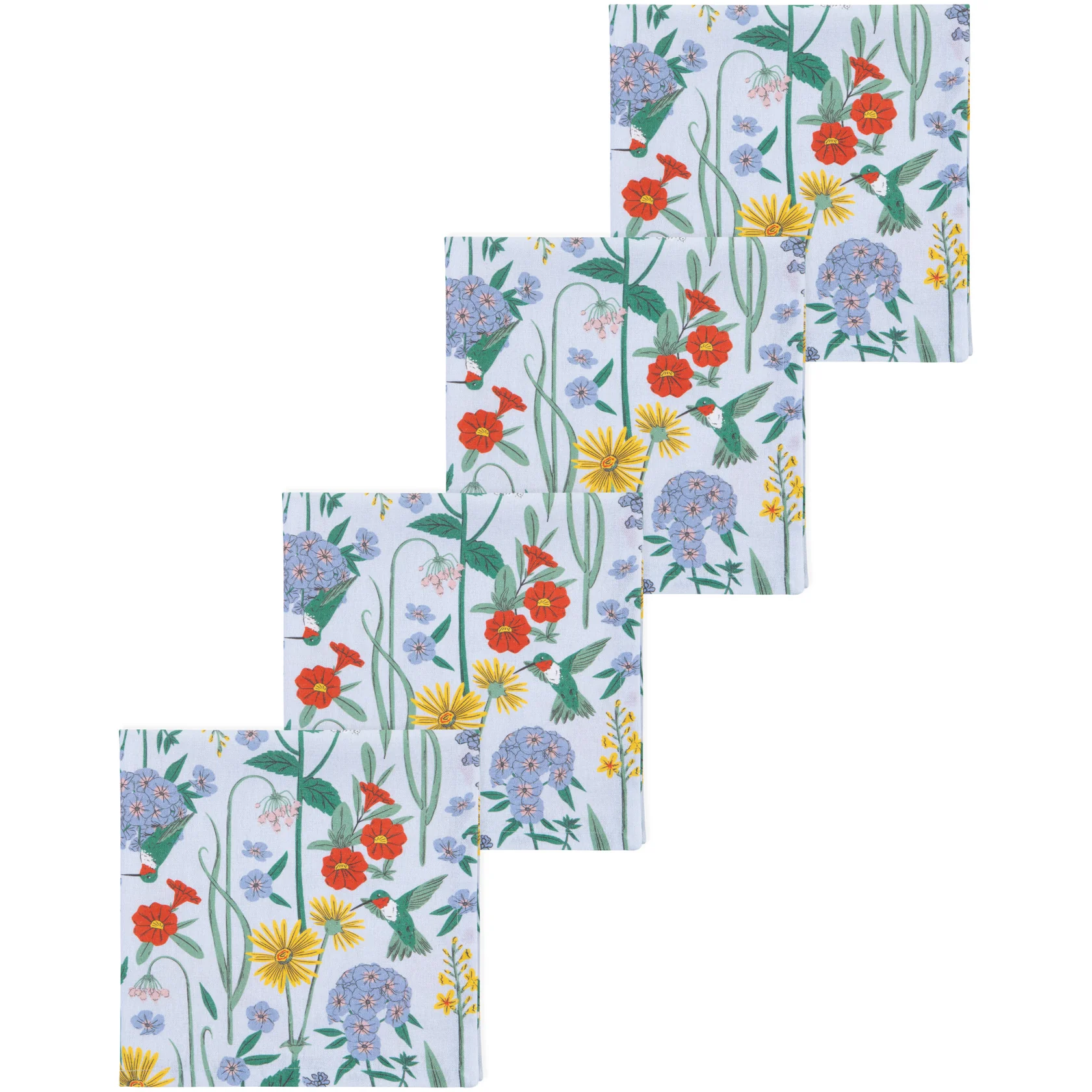 Napkins - Hummingbird, Set of 4