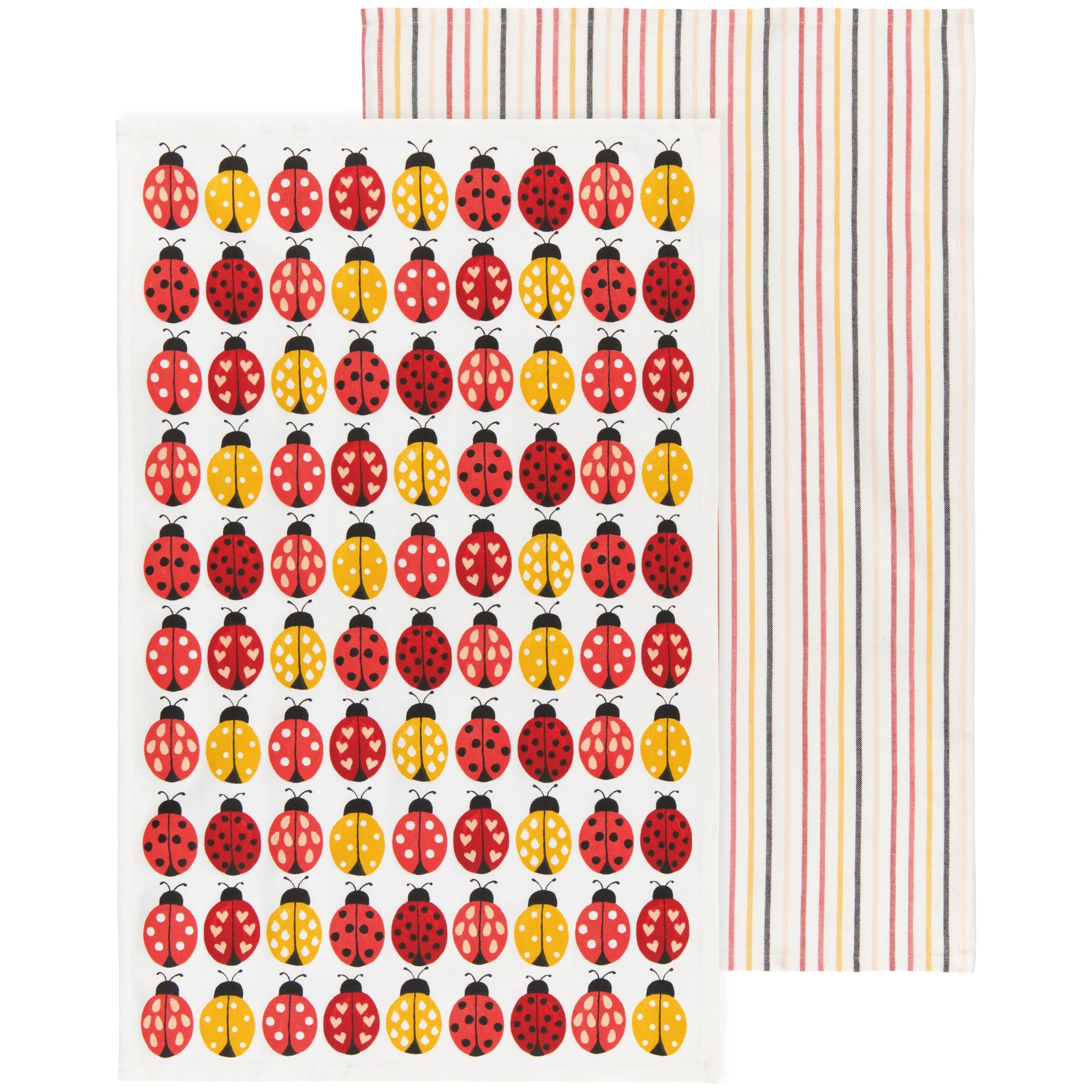 Dishtowels - Ladybugs, Set of 2