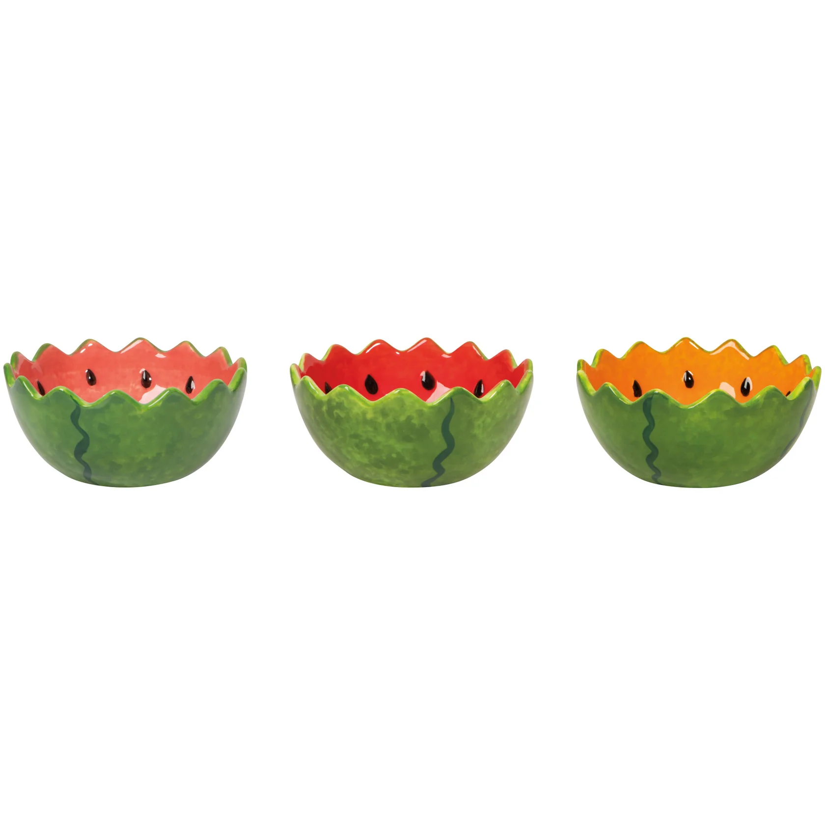 Shaped Bowls - Melon Pop, Set of 3