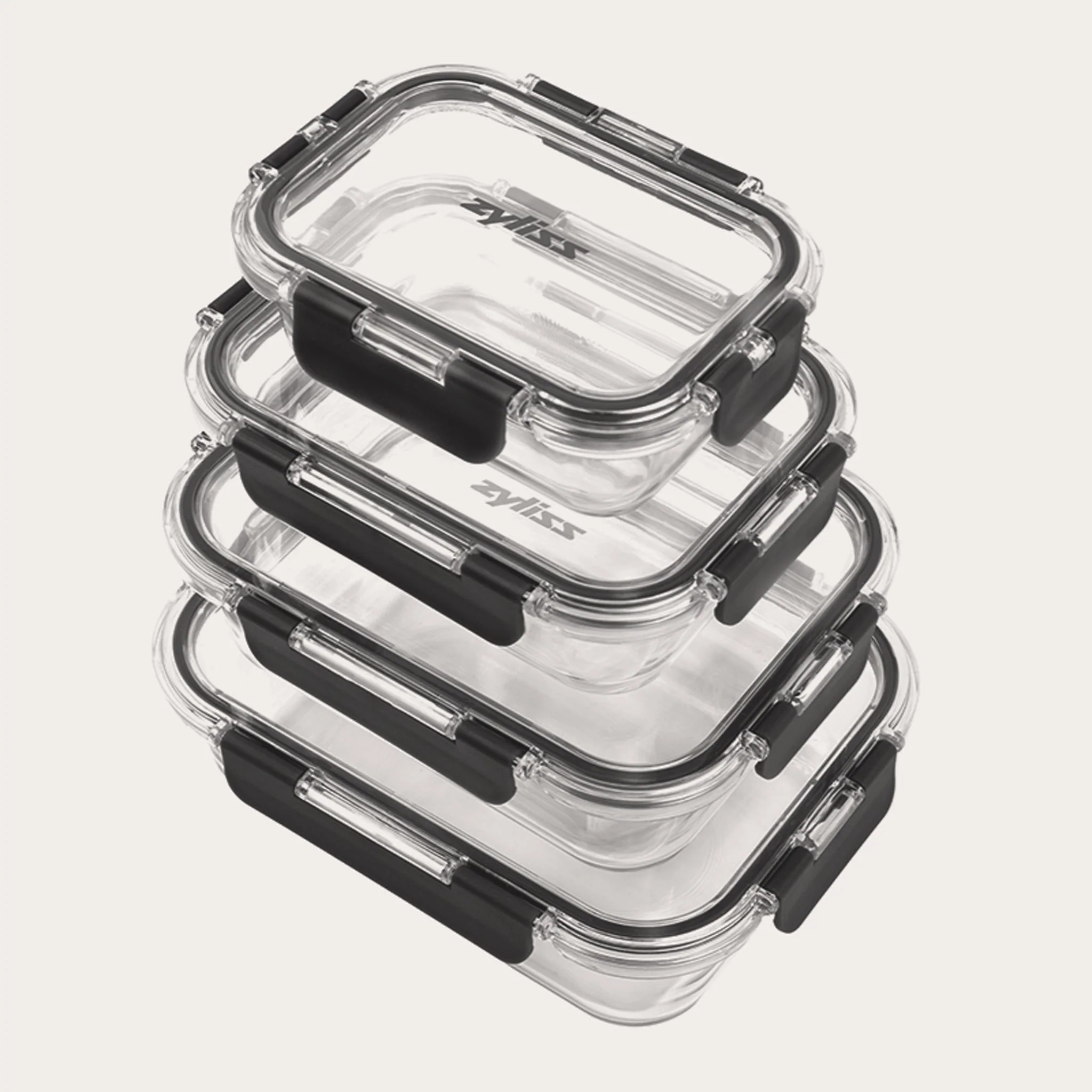Glass Storage - 4 Piece Set