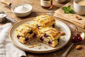 cherry almond scones