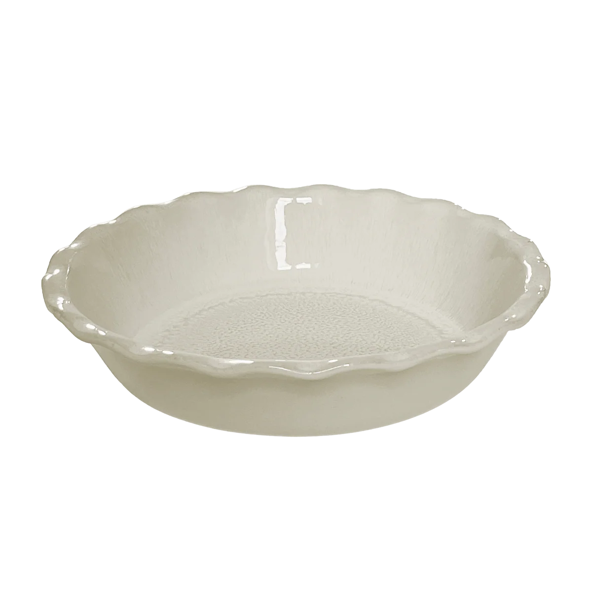 Baking Dish - Pie, 9", Pearl/Taupe, 175 Anniversary