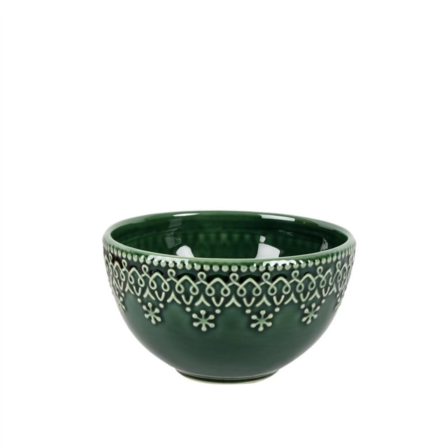 Bowl - Embossed, Traditional, Forest