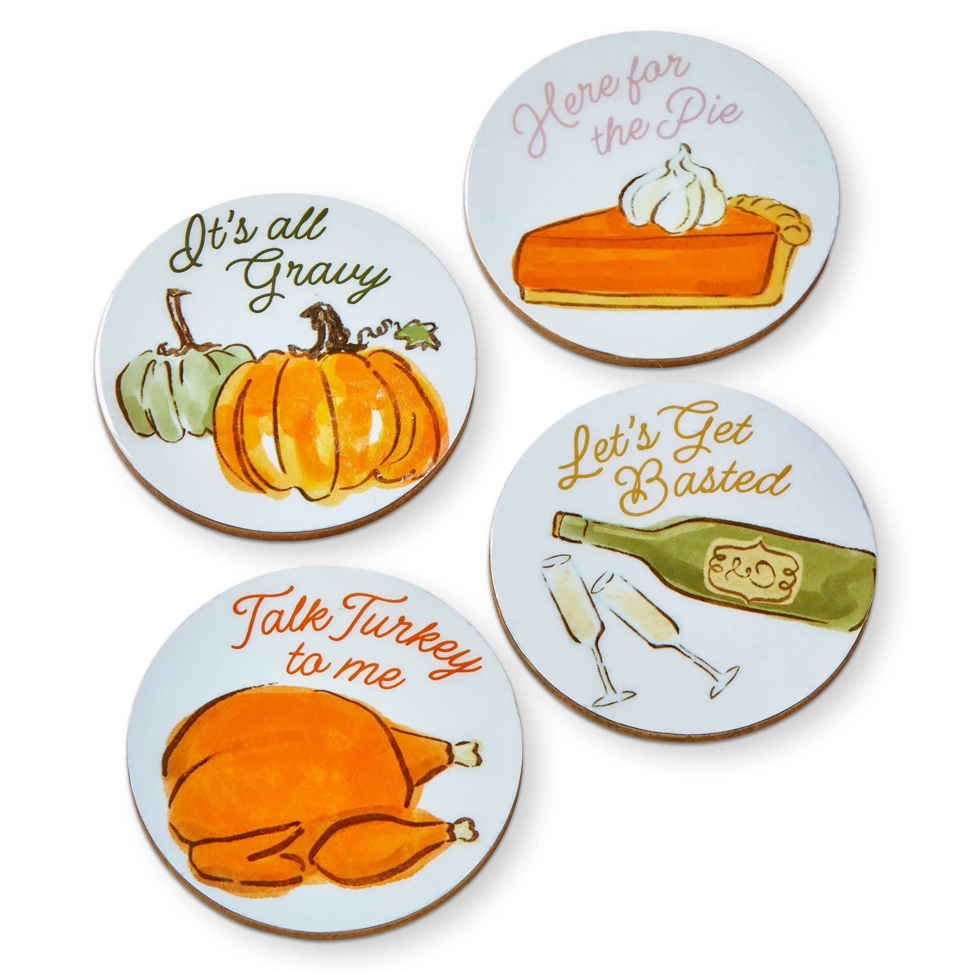 Coasters - Turkey & Toast, Set of 4
