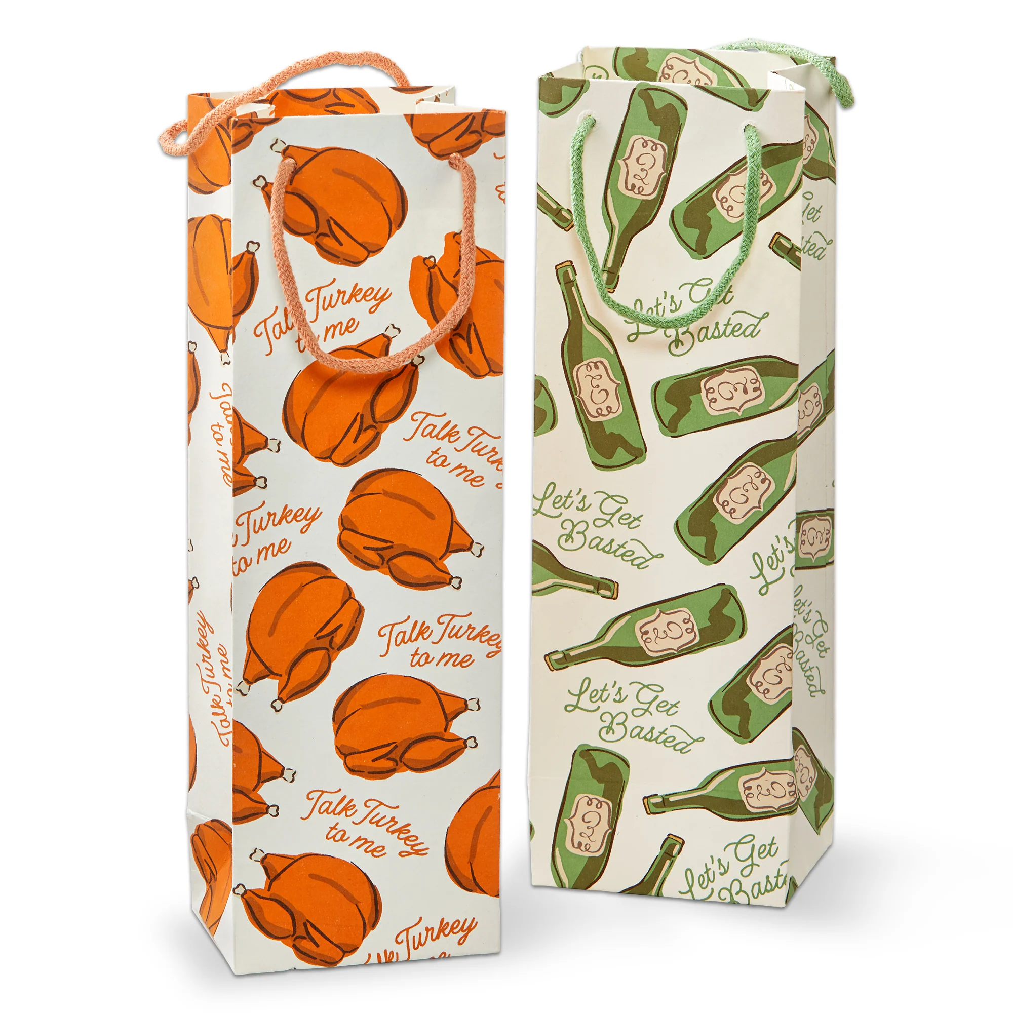 Wine Bag - Turkey & Toast, Set of 2